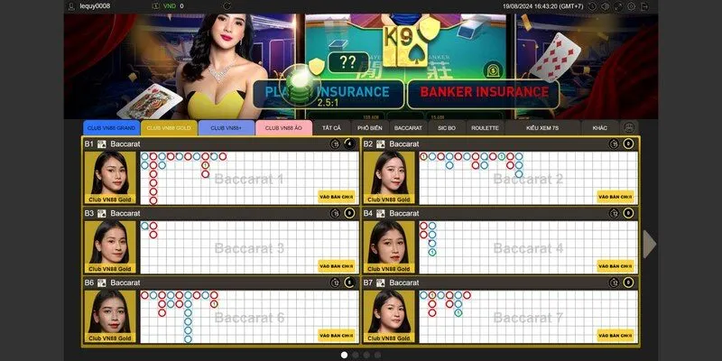 Những tựa game nổi bật tại sảnh Ezugi Vb88