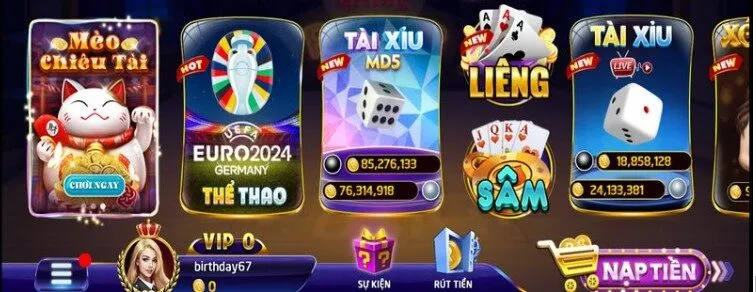 Sảnh Rikvip Vb88 không chỉ nổi bật với các trò chơi đa dạng và hấp dẫn, mà còn khẳng định được uy tín qua các dịch vụ chất lượng